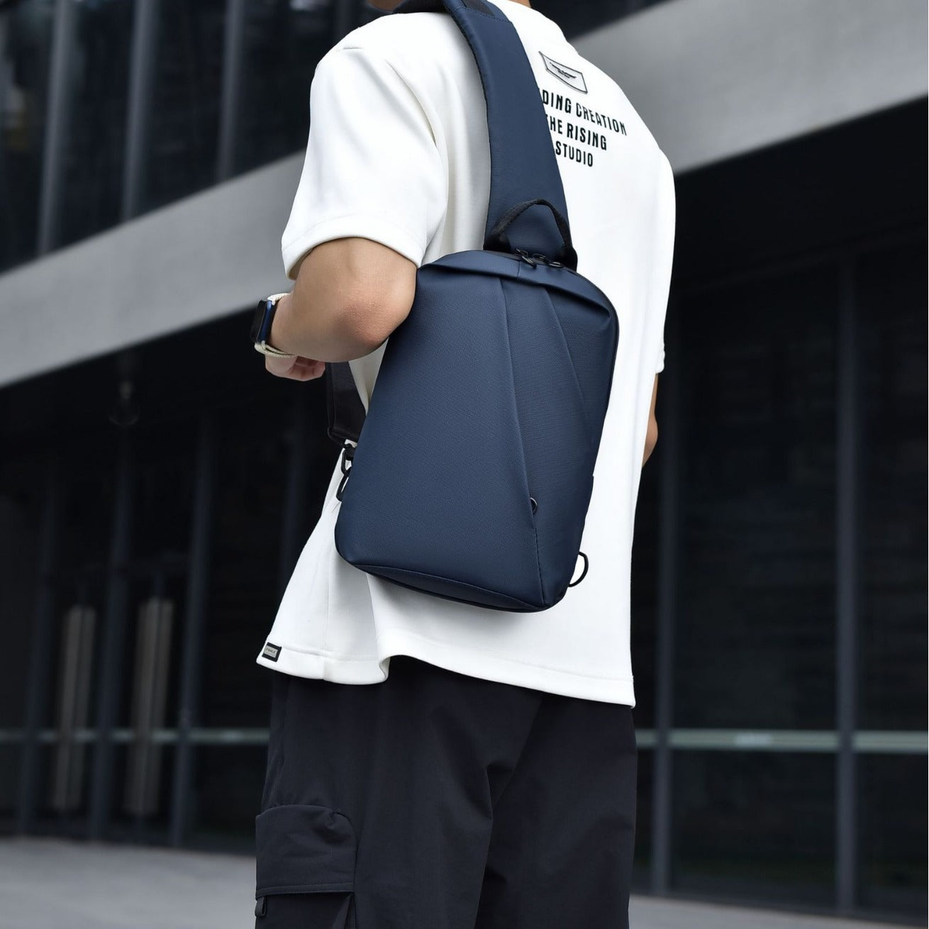 Ergonomic Slim Sling Backpack Acalora