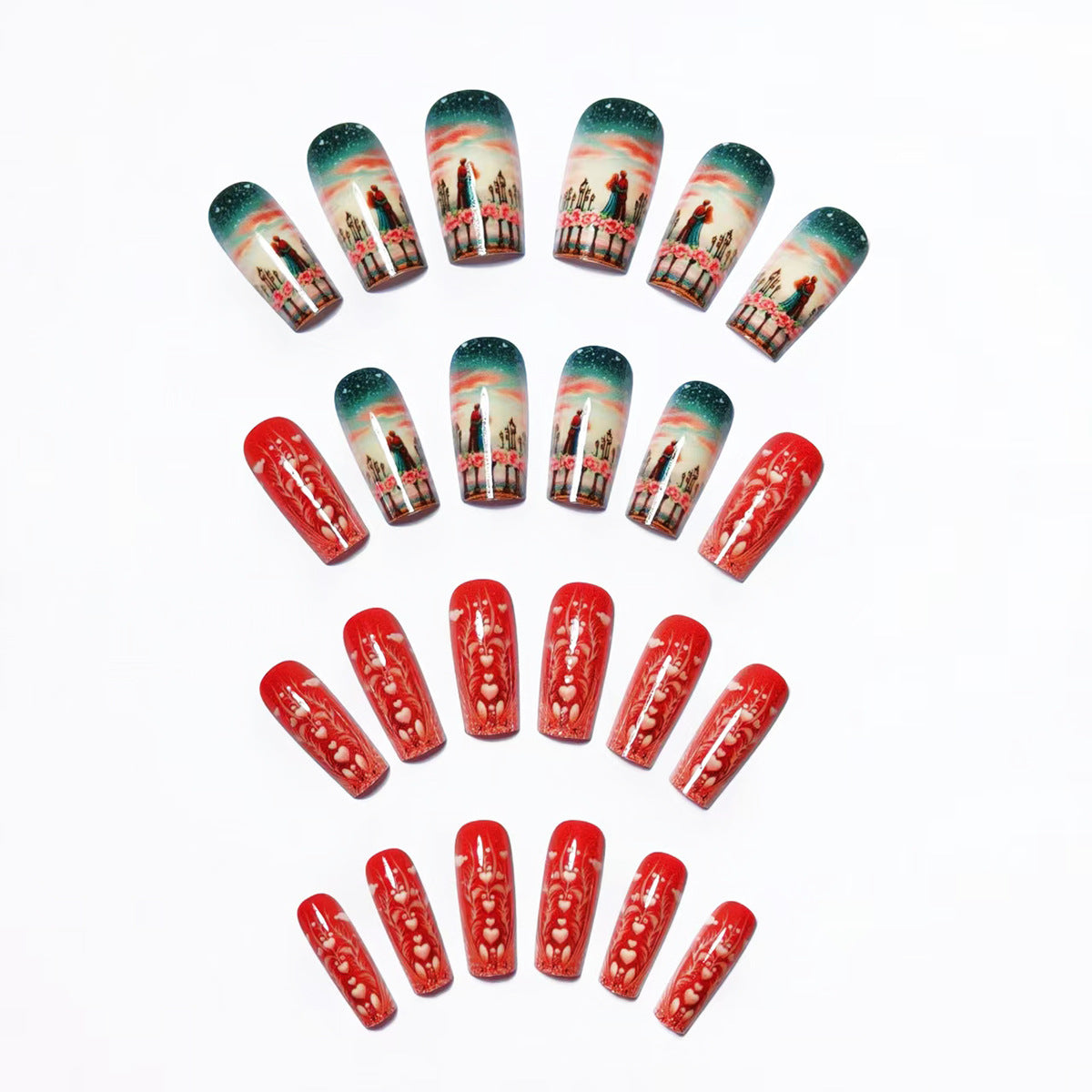 Romantic Scenic Nail Art Acalora