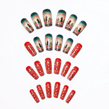 Romantic Scenic Nail Art Acalora