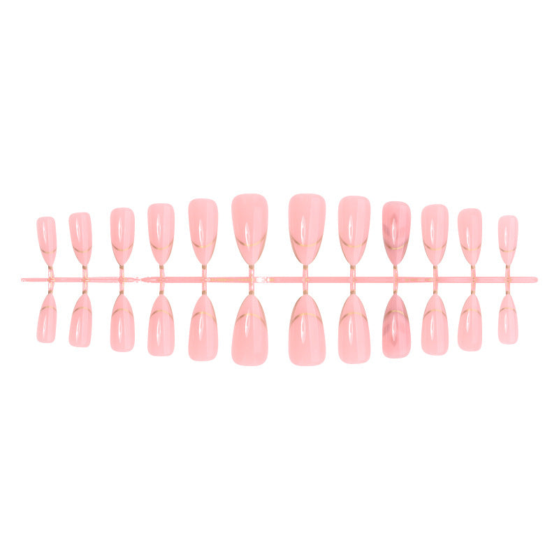 Elegant French Tip Press-On Nail Set Acalora