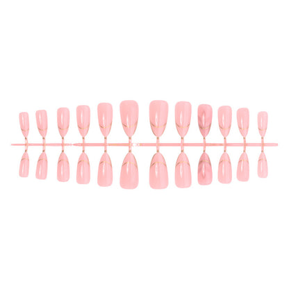 Elegant French Tip Press-On Nail Set Acalora