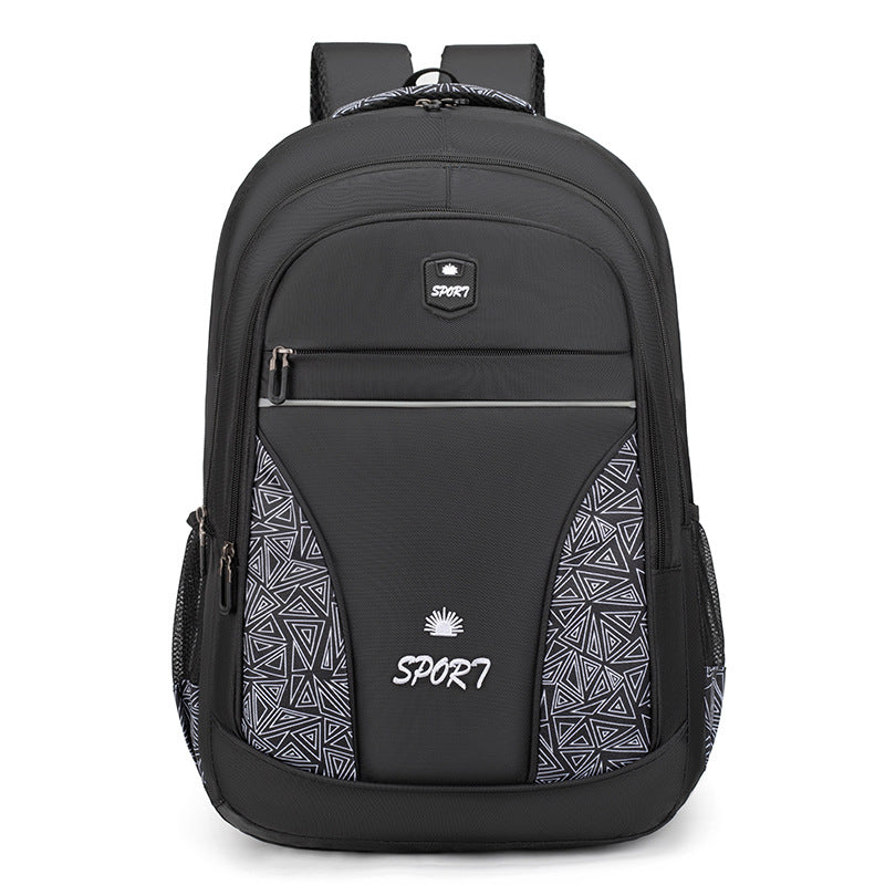 Stylish Geometric Print Backpack Acalora