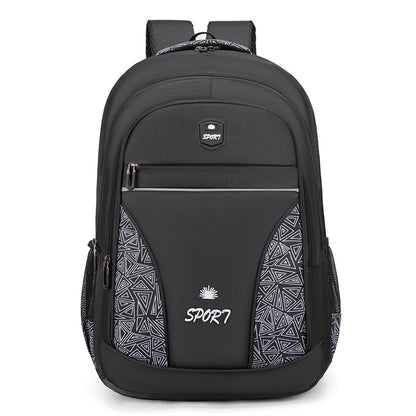 Stylish Geometric Print Backpack Acalora