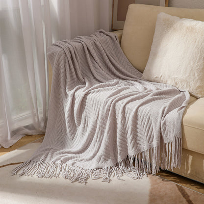 Unisex Cozy Knit Blanket