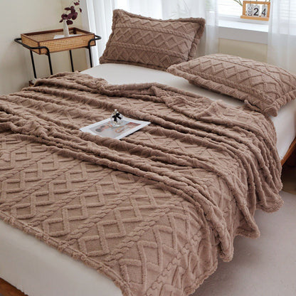 Textured Decorative Throw Blanket
