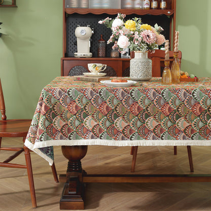 Artistic Geometric Table Cover