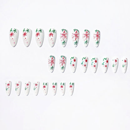 Artistic Snowflake Design Nail Art Acalora