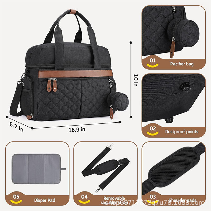 Versatile Quilted Travel Utility Bag Acalora