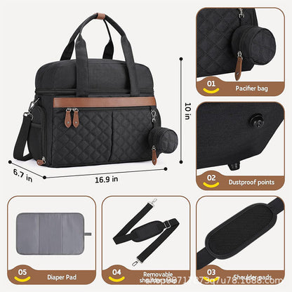 Versatile Quilted Travel Utility Bag Acalora