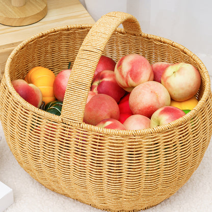 Handcrafted Woven Storage Basket Acalora
