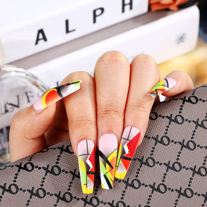 Creative artificial nails in modern 3D design Acalora