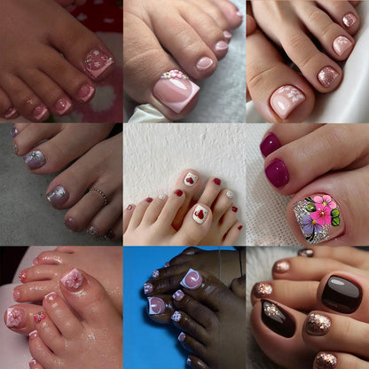 Artificial nails for elegant foot care Acalora