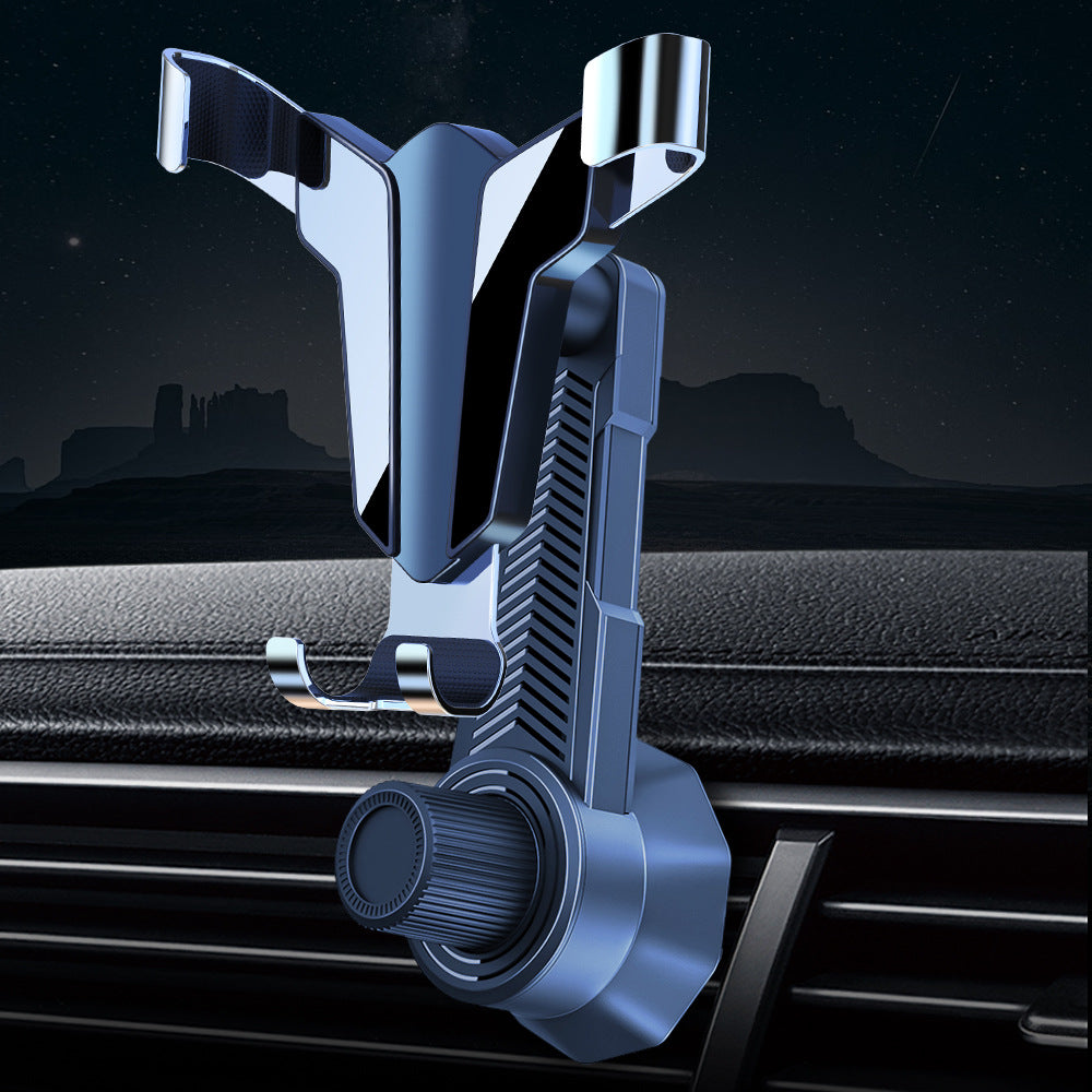 Adjustable gravity air vent smartphone car mount with full rotation joint Bowlift