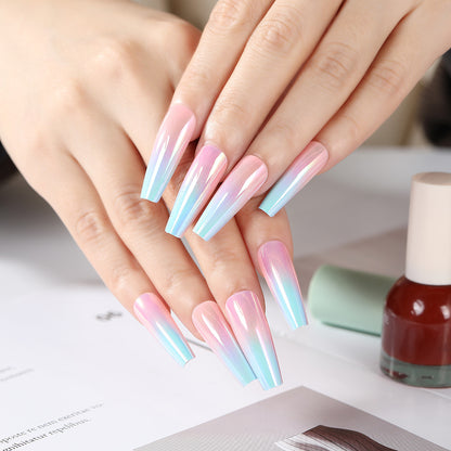 Artificial nails in modern ombre design Acalora