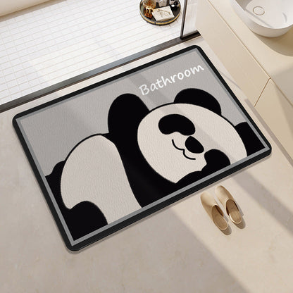 Playful Cat-Themed Bath Rug