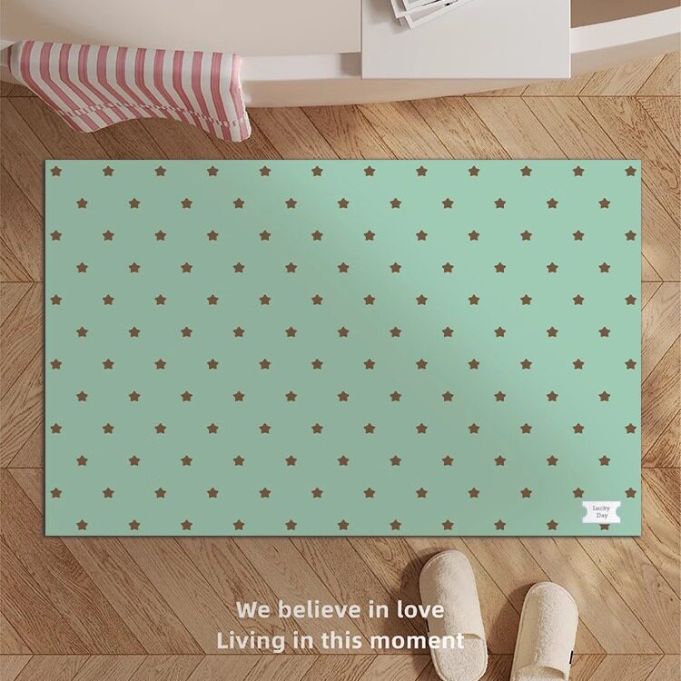 Decorative Star-patterned Bath Mat