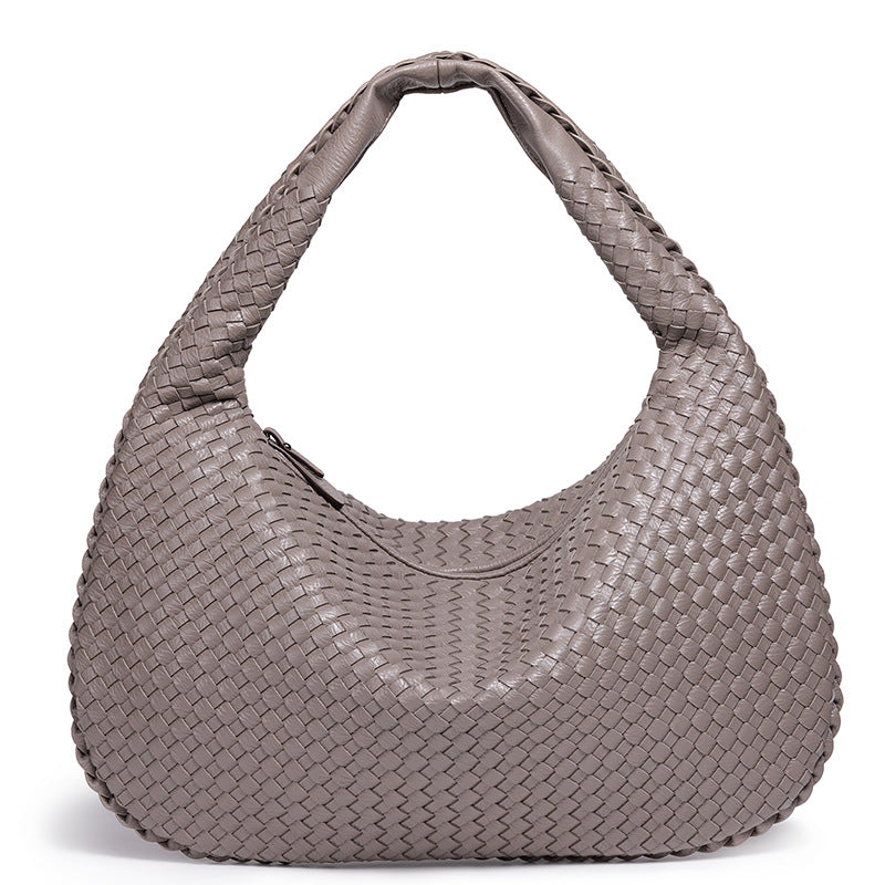 Woven Leather Shoulder Bag Acalora