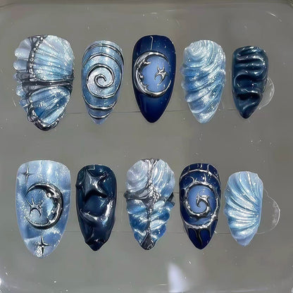 Premium Decorated Nail Art Tips Acalora