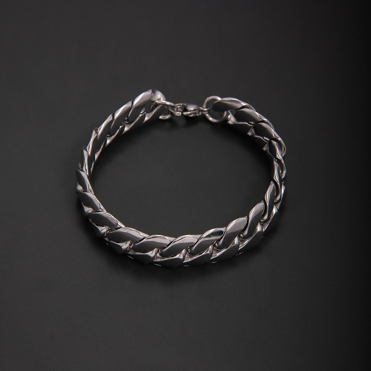 Bold Cuban Link Chain Bracelet Acalora