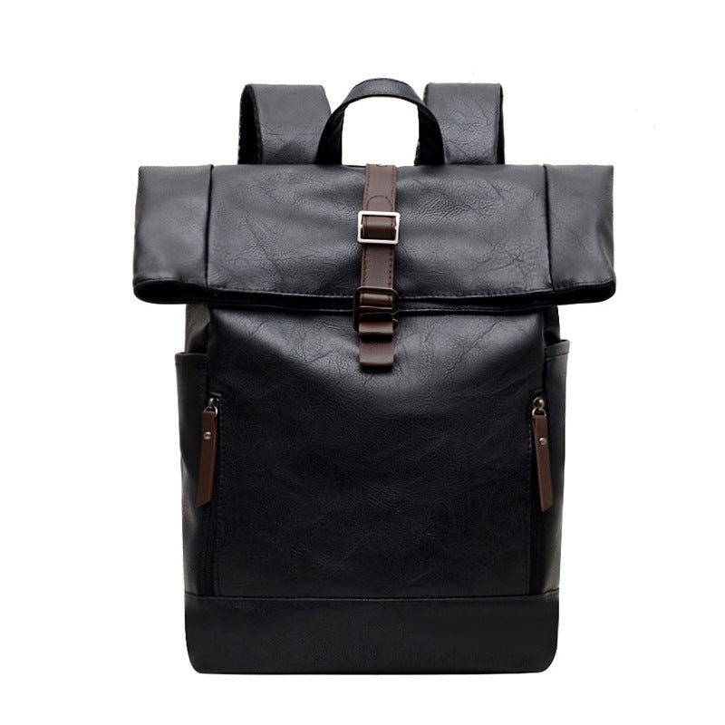 Vintage Style Leather Backpack Acalora