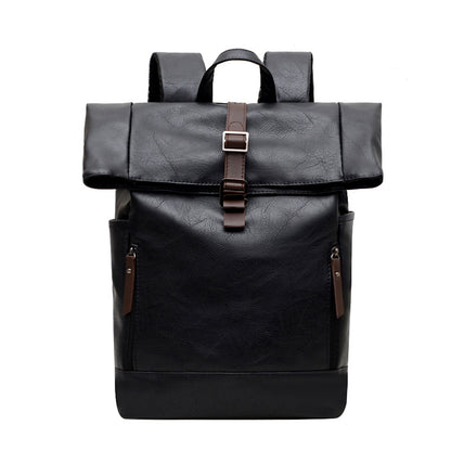Vintage Style Leather Backpack Acalora