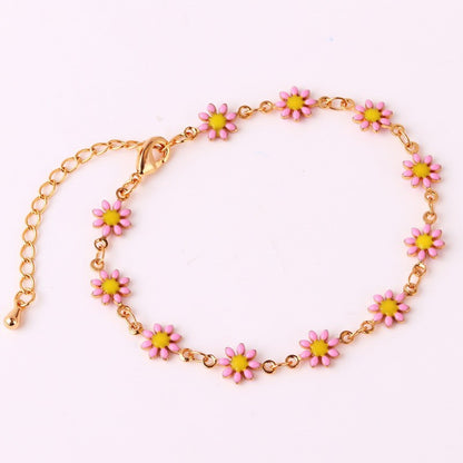 Floral Daisy Chain Necklace Acalora