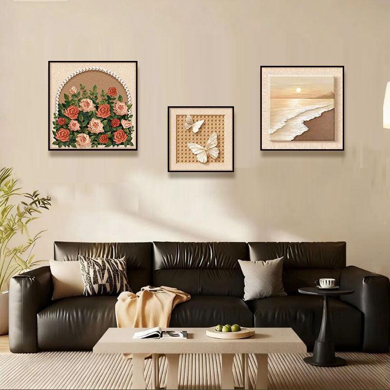 Vintage Floral Decorative Wall Art
