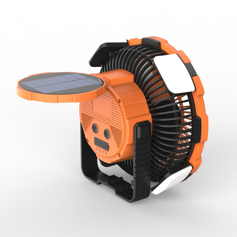 Portable Solar-Powered Cooling Fan Bowlift