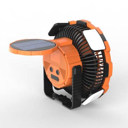 Portable Solar-Powered Cooling Fan Bowlift