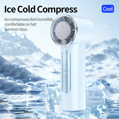Unisex Portable Ice-Cooling Handheld Fan Bowlift