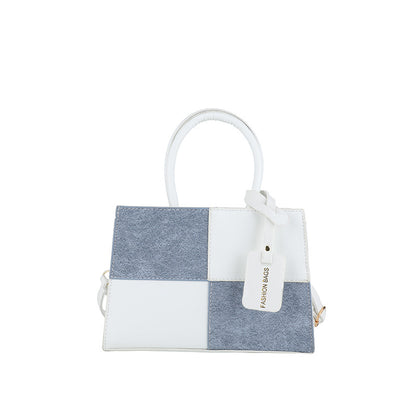 Geometric Patterned Handheld Tote Bag Acalora
