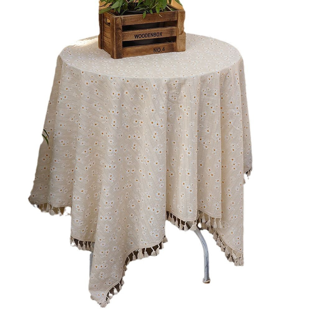 Elegant Tassel Tablecloth