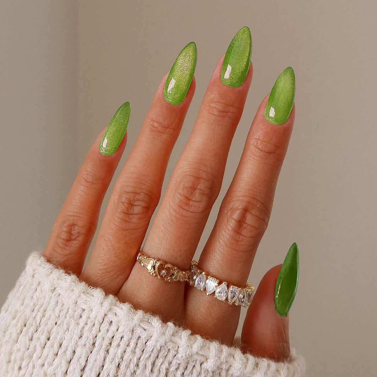 Glossy Gel Press-On Nail Set Acalora