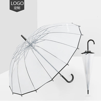 Women's Transparent Umbrella Bowlift