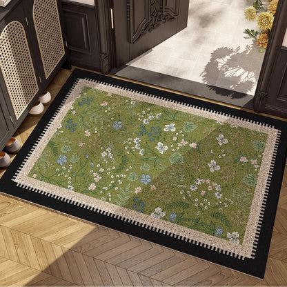 Floral Pattern Area Rug