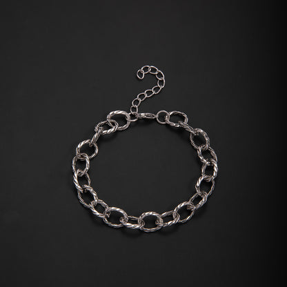 Interlaced Metal Link Bracelet Acalora