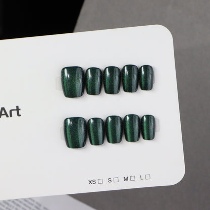 Elegant Shimmering Press-On Nail Art Acalora