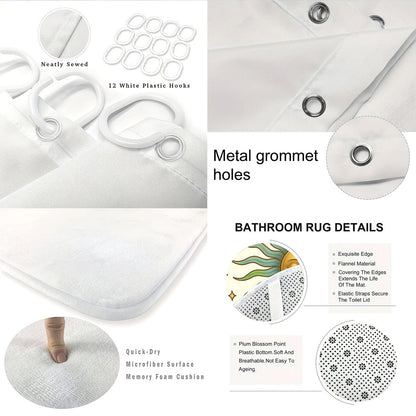 Celestial-Themed Four-Piece Bathroom Décor Set