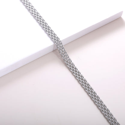 Luxe Interwoven Chain Necklace Acalora