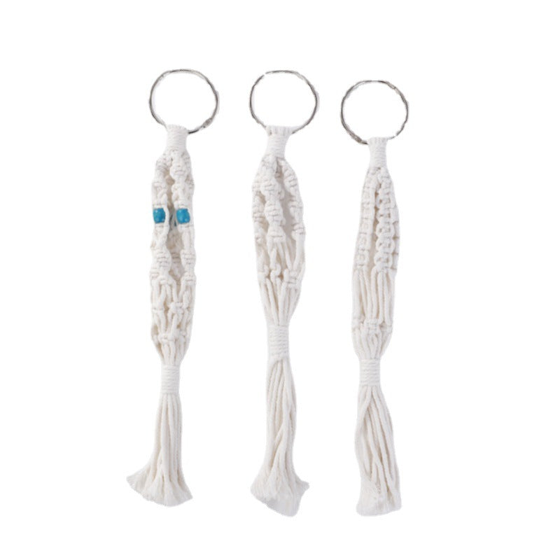 Key jewelry with macrame design Acalora