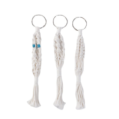 Key jewelry with macrame design Acalora