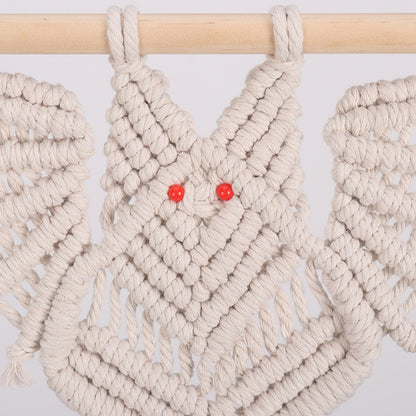 Macrame Plant Hanger with Decorative Design Acalora