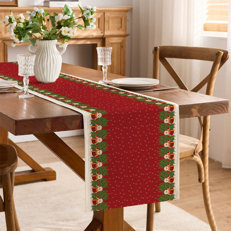Elegant Floral Embellished Table Runner