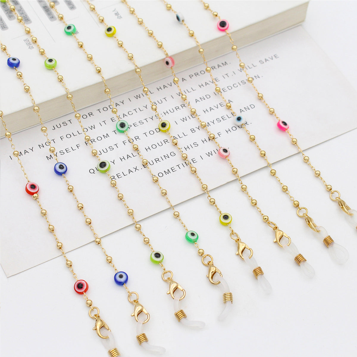 Decorative Bead Eyewear Chain Acalora