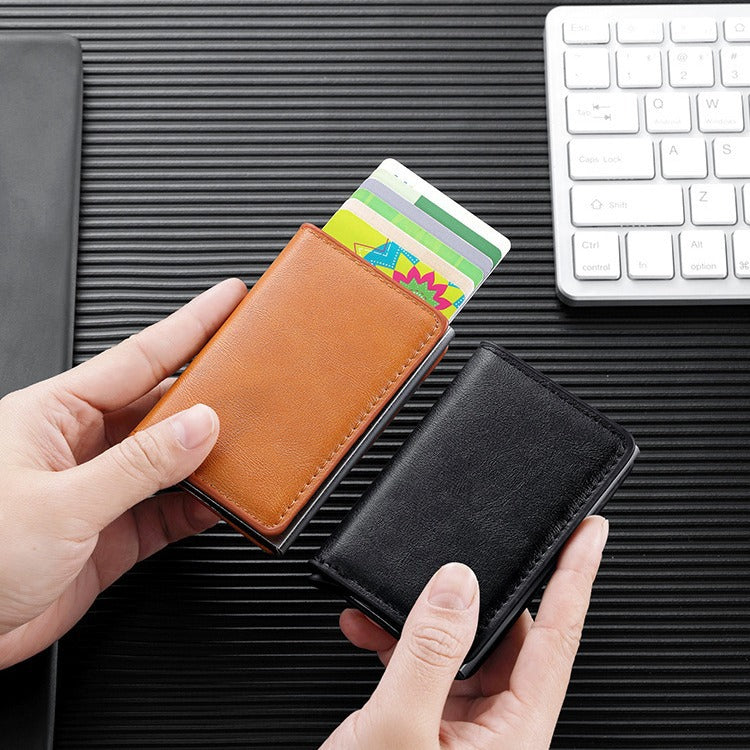 Premium Leather Business Card Holder Acalora