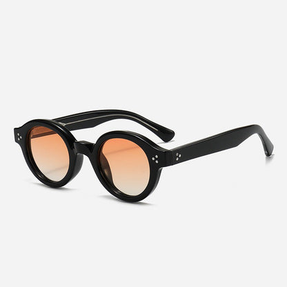 Women's Fashionable Round Sunglasses with Stylish Accents Karnz