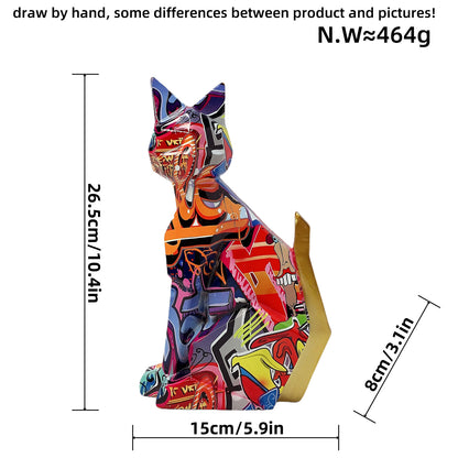 Colorful lion figure made of high-quality resin Acalora