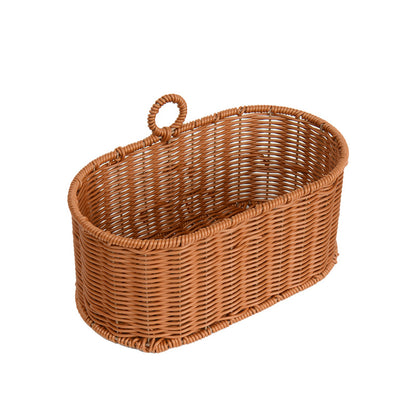 Handwoven willow basket with animal motif Acalora