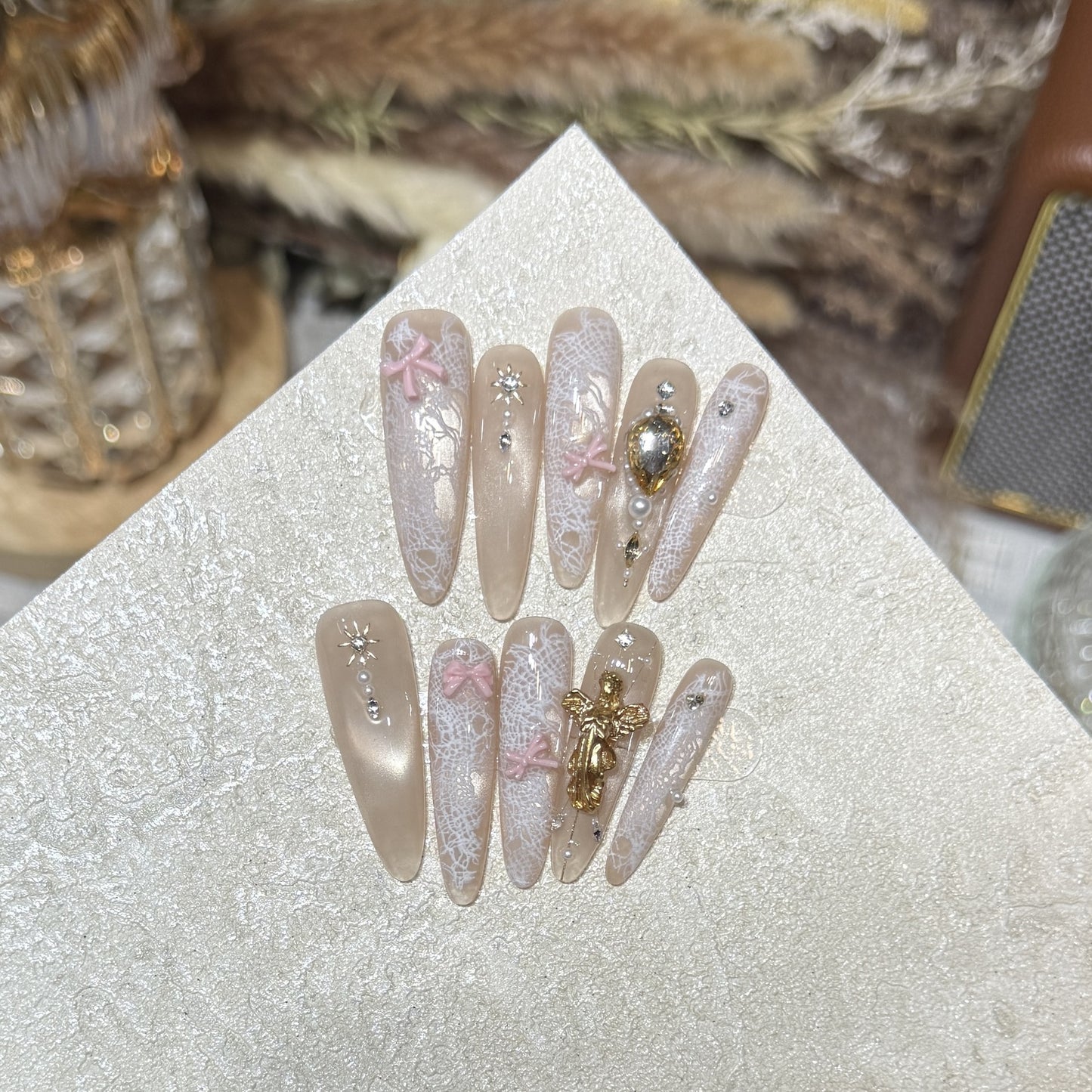 Decorative Press-On Nail Tips Acalora