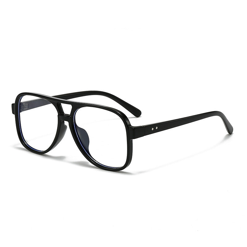 Men's Oversized Transparent Square Glasses Bowlift